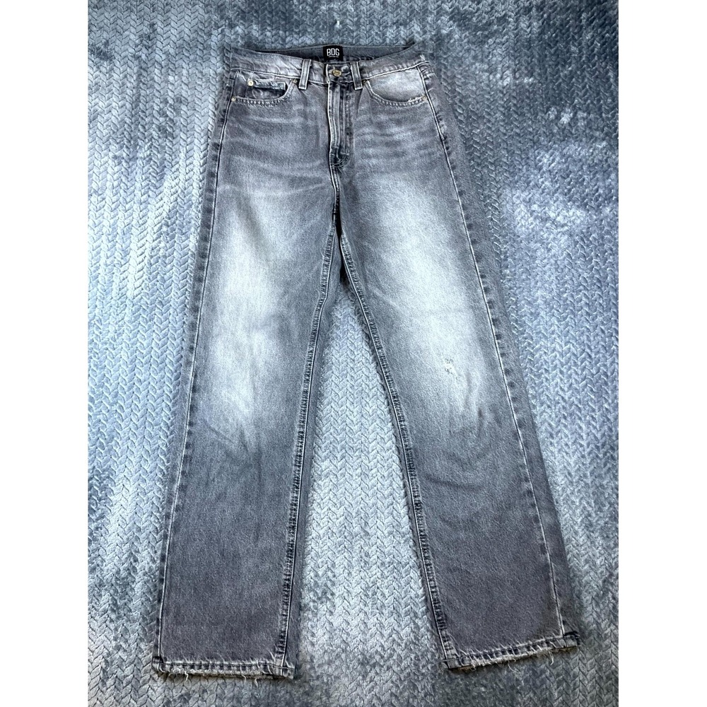 Urban Outfitters BDG Cowboy Jeans Womens 27 Gray Denim Dark Wash Straight Leg